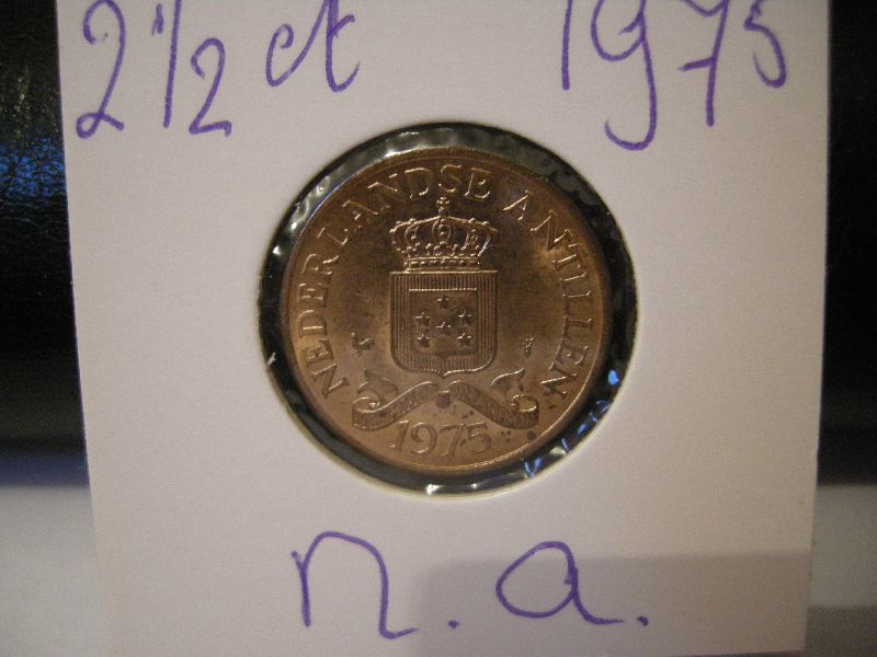 (afbeelding voor) 2,5 Cent 1975 Nederlandse Antillen FDC